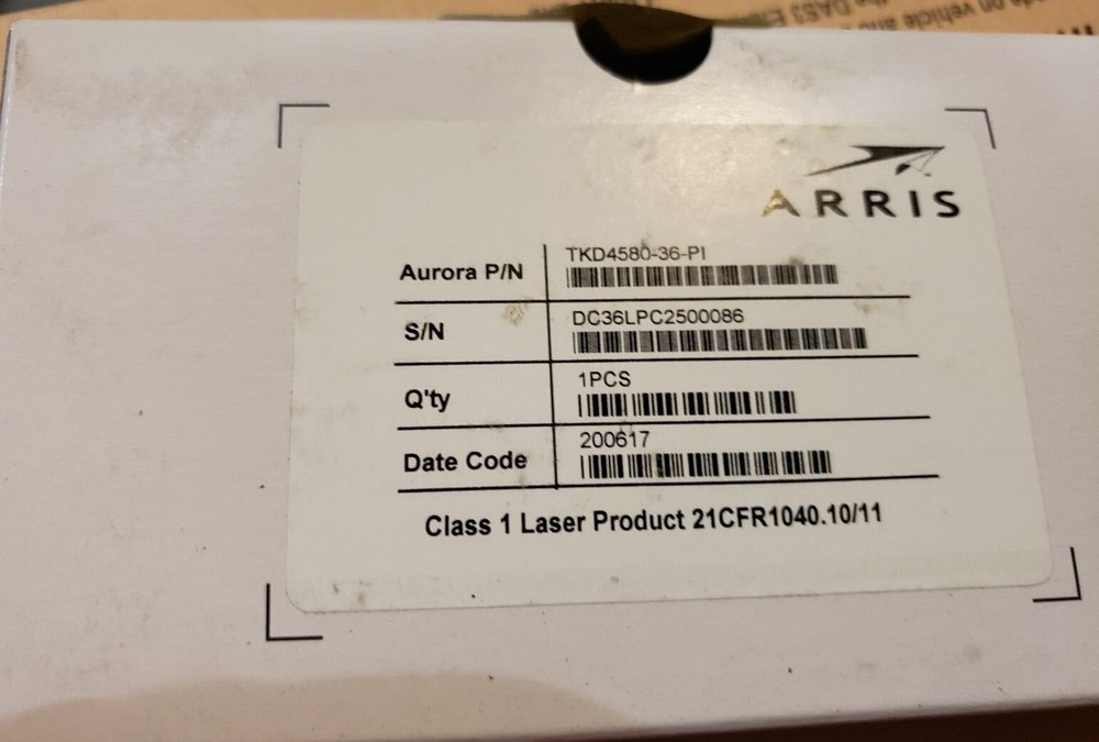 ARRIS TKD4580-36-PI ( 80KM) Transceiver Module --FAST SHIP