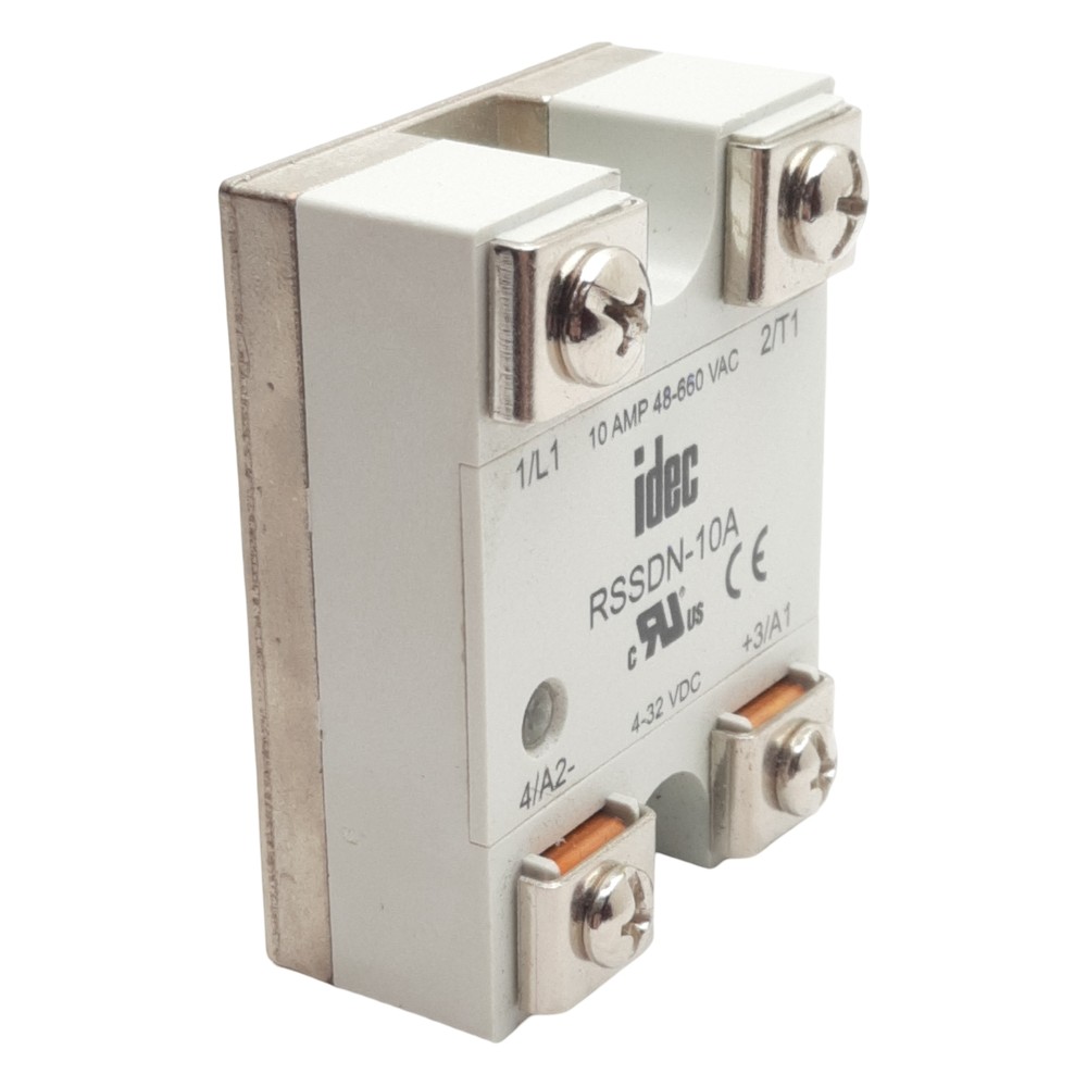 Idec RSSDN-10A Solid-State Relay, SPST-NO, 4-32VDC In, 48-660VAC 10A Out