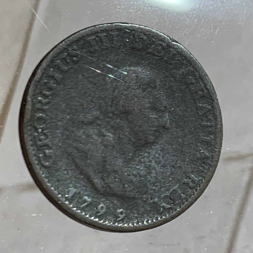 Britain - 1799 Farthing - King George III
