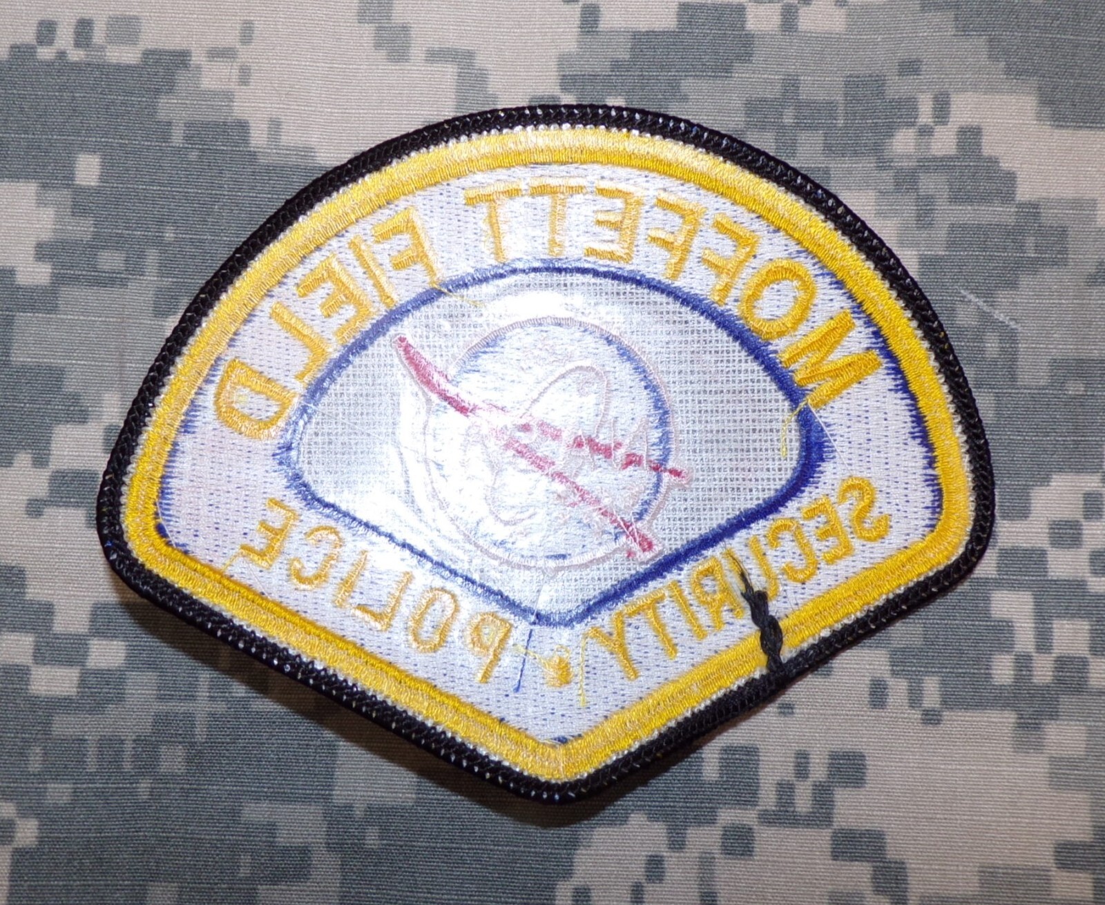 Original USA NASA Moffett Field Security Police Embroidered Patch