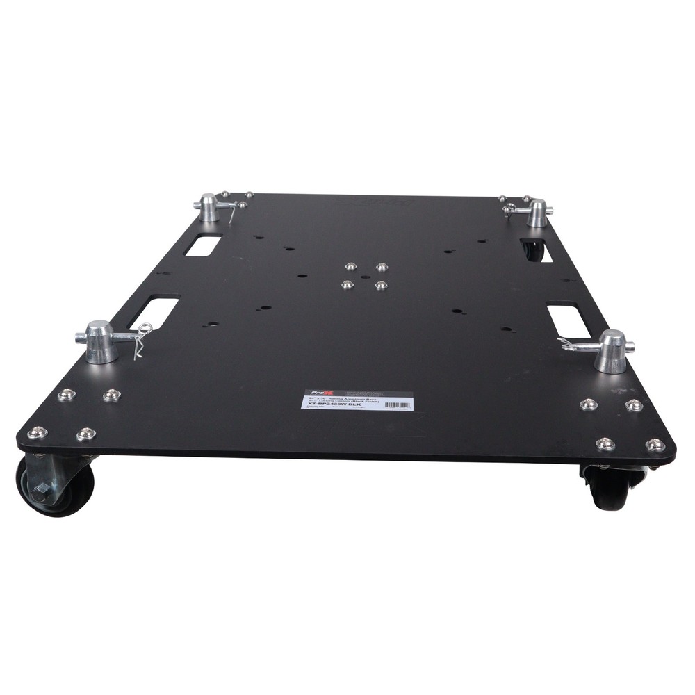 24 x 30 in Module Base Plate for Rapid Grid Modular Truss System - Black