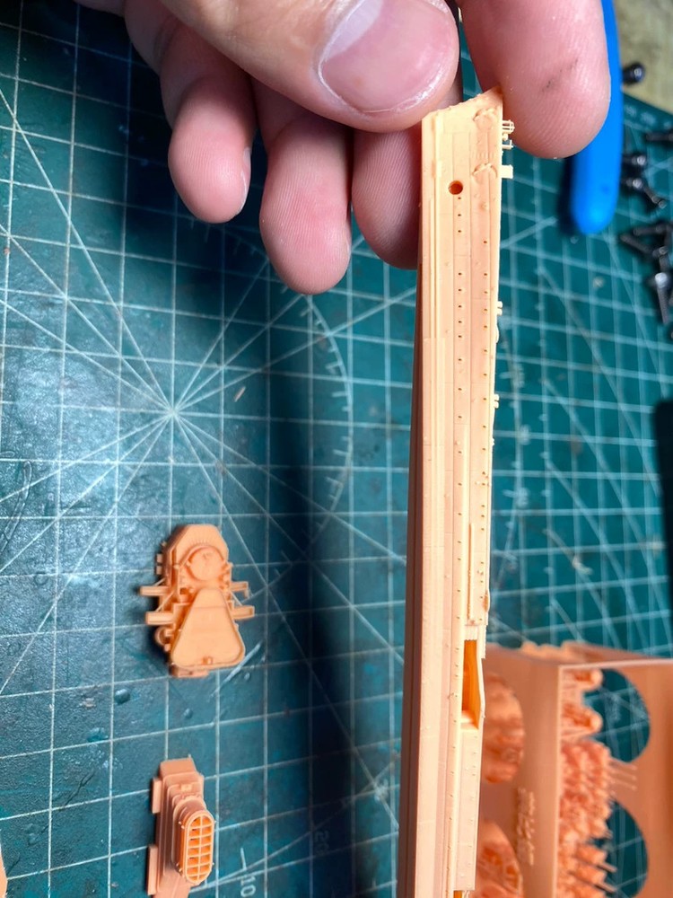 3D Printed 1/700 German Navy Leipzig-class Light Cruiser Unpainted Model Kit