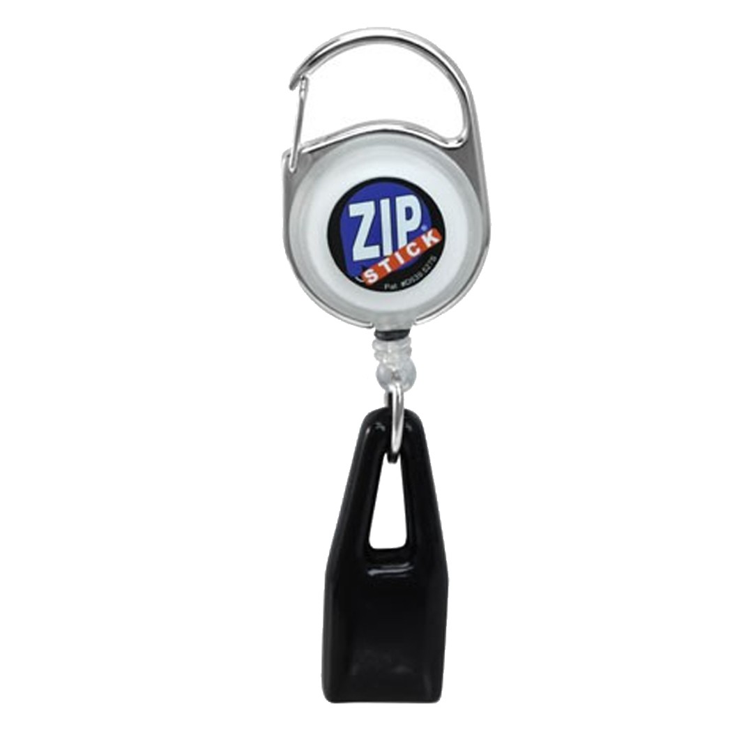 Zip Stick Retractable Lip Balm Holder - White