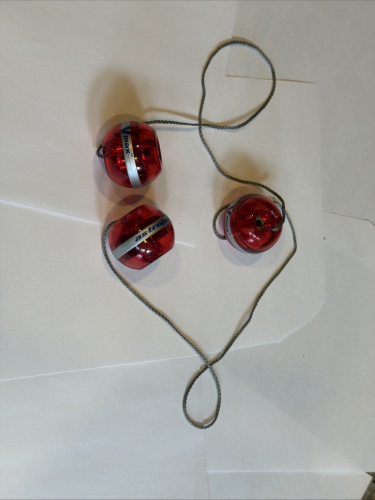 Astrojax V-Max Swinging Ball Toy Red