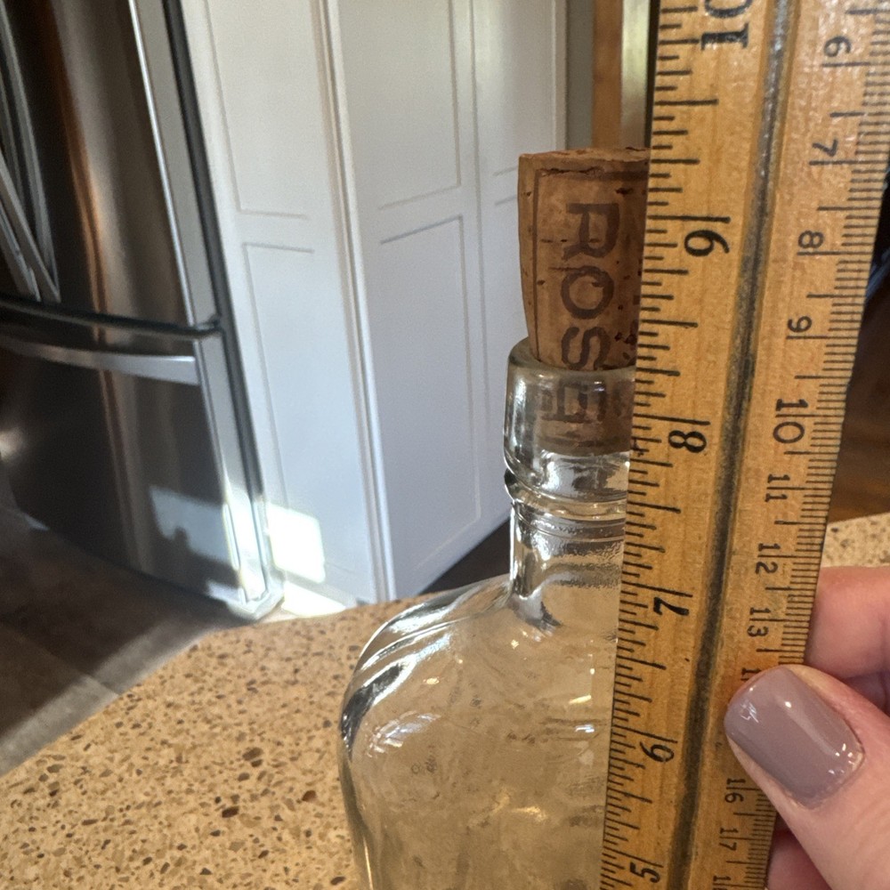 Vintage Clear MATEUS ROSE Empty Wine Bottle