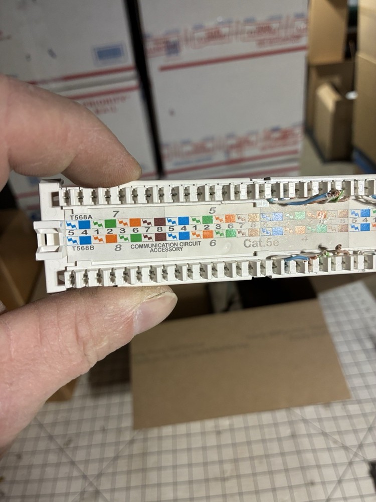 T568B Communication circuit accessory CAT.5E B543