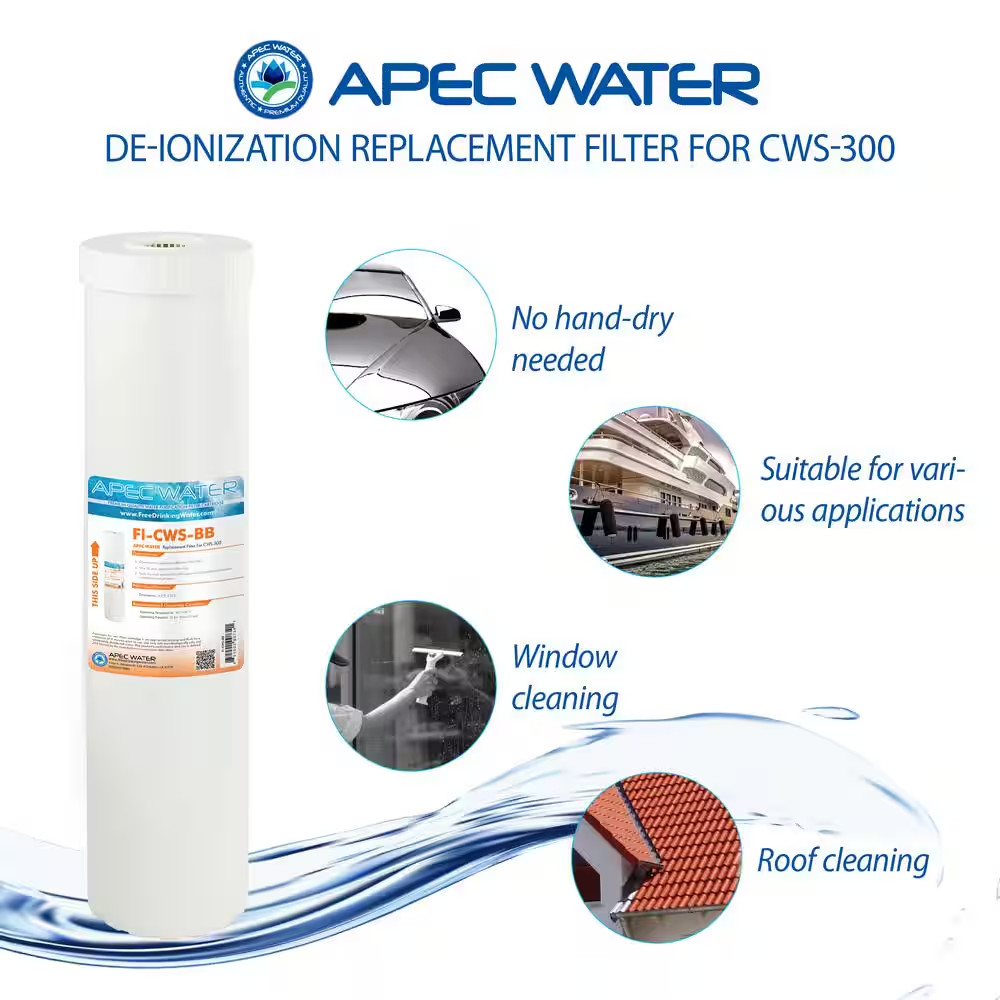 Car Wash System CWS-300 Deionization Replacement Specialty Filter