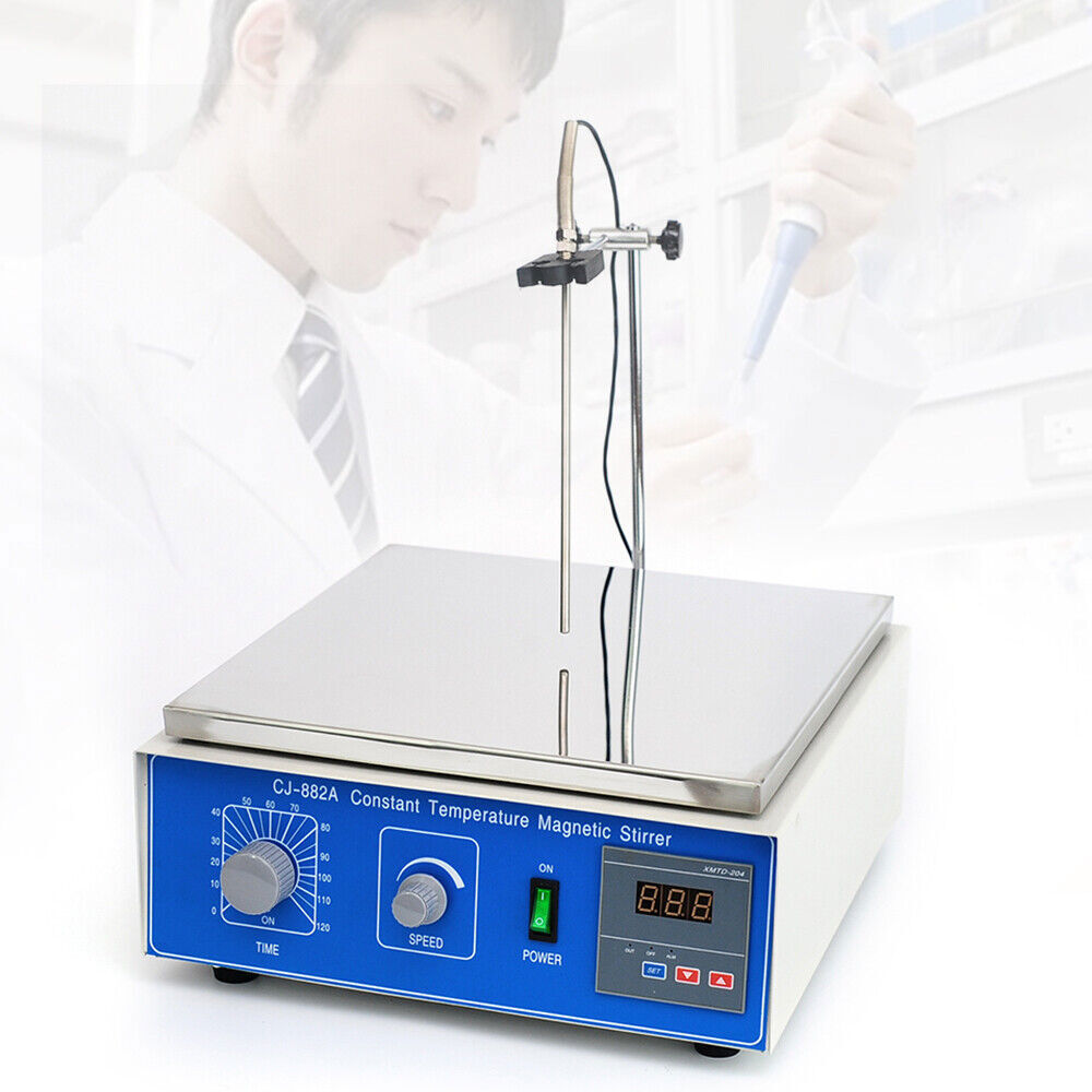 Digital Magnetic Stirrer Mixer With Heating, 10L Temperature Control