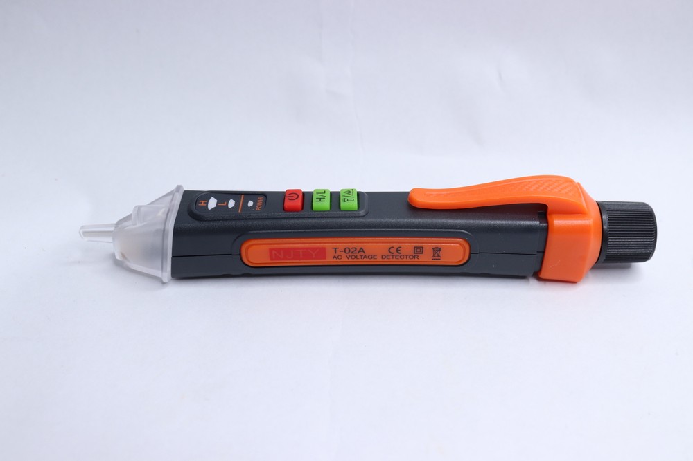 NJTY AC Voltage Detector Black/Orange 5V 0.2A T-02A