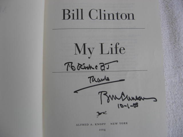 2004 My Life Signed Bill Clinton Book-First Edition-DJ-Pristine Condition