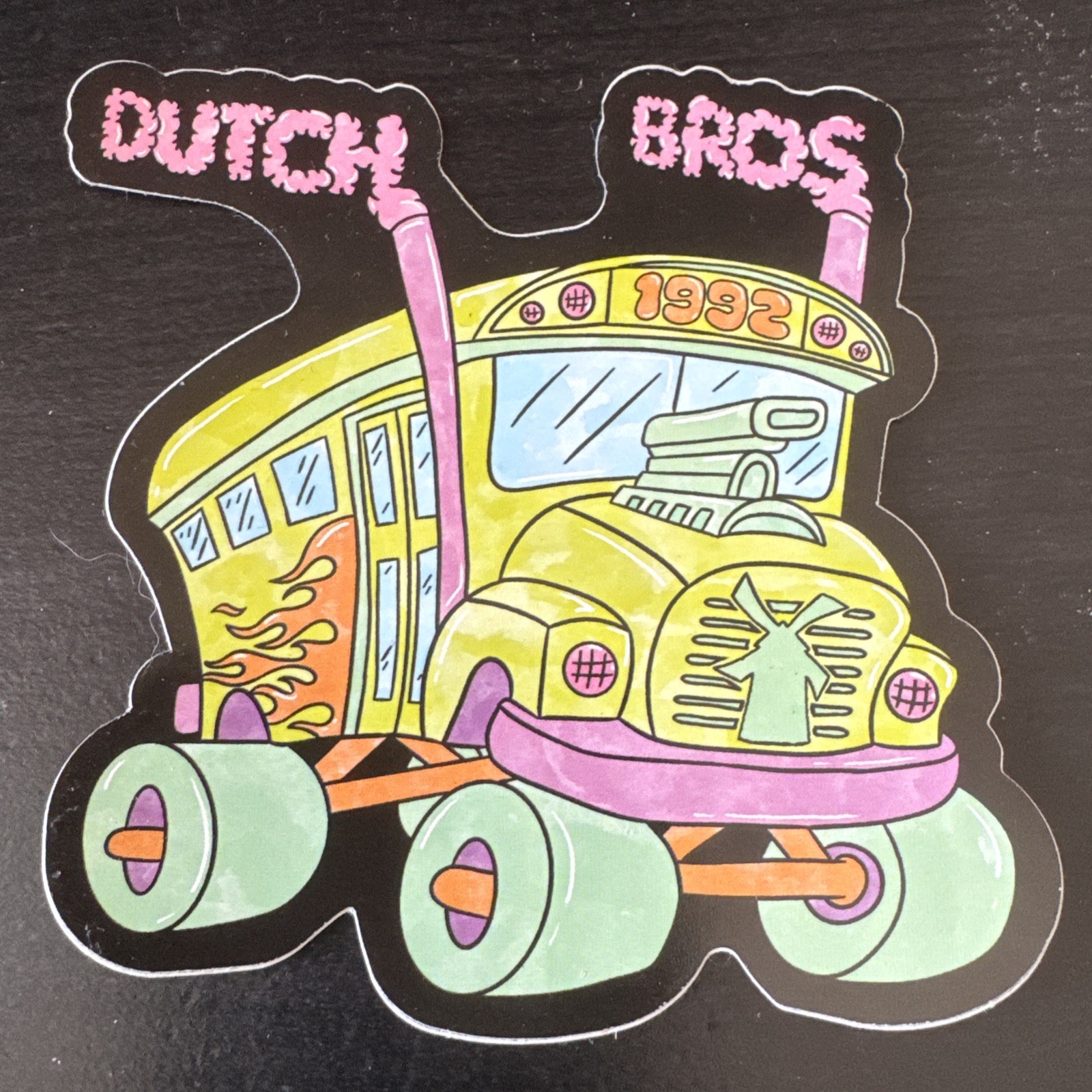 *NEW* Dutch Bros Sticker School Bus Buck For Kids September 15 2023