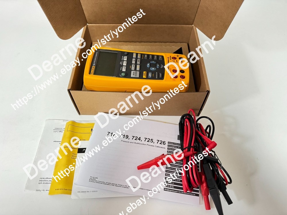 Fluke 726 Precision Multifunction Process Calibrator/ Good function #$