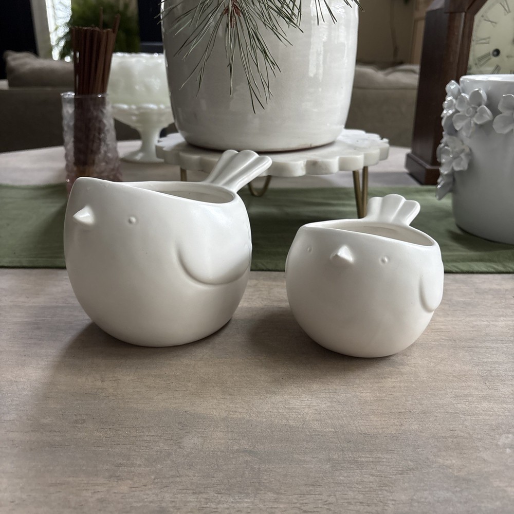 Red Envelope Bird Planters - Set Of 2