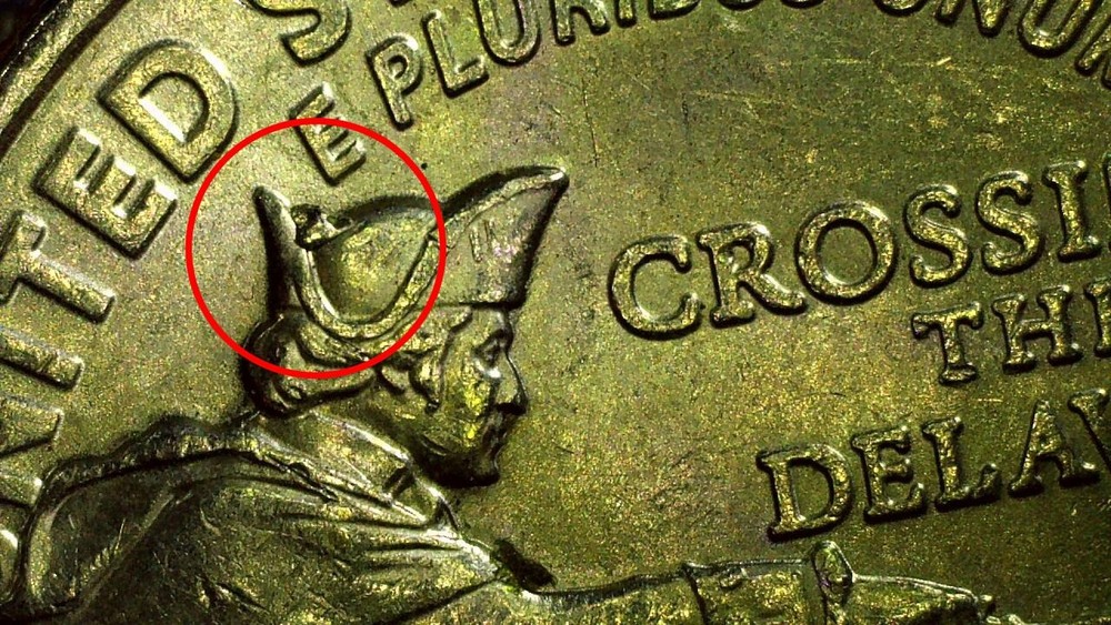 2021-P Crossing The Delaware Multiple Die Errors #0011