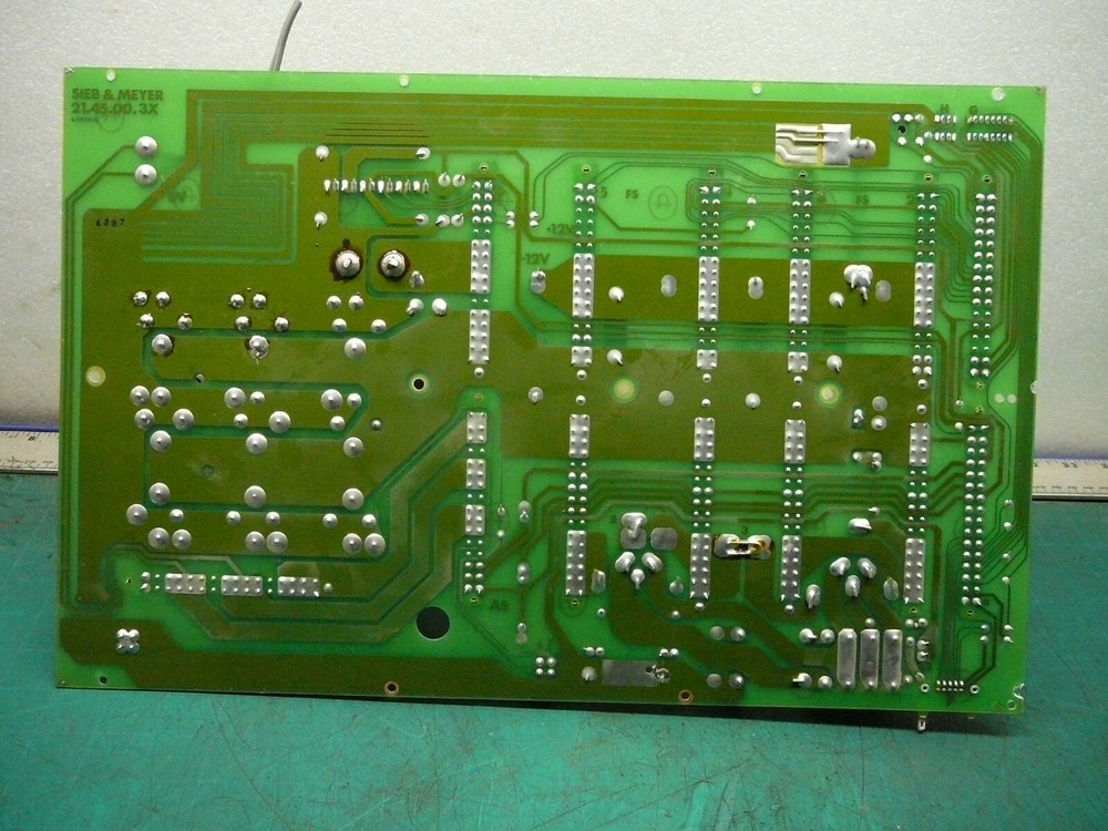 SIEB & MEYER SERVO ADD ON MODULE/BOARD 21.45.00.3X L960808