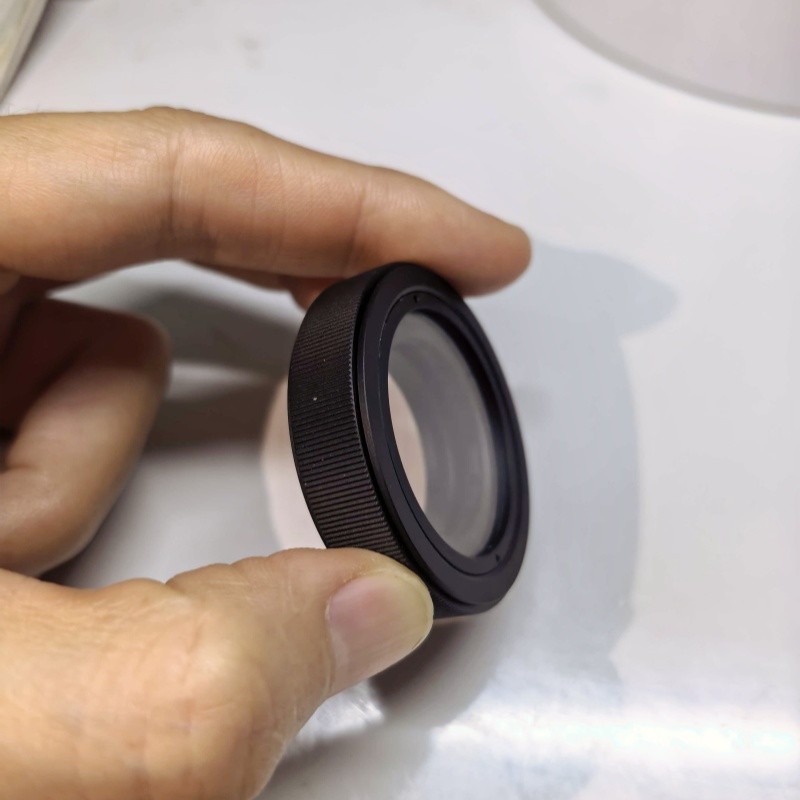 Adjustable IRIS 1.5-26mm Aperture Objective Len Night Vision Adapter Ring W Lens