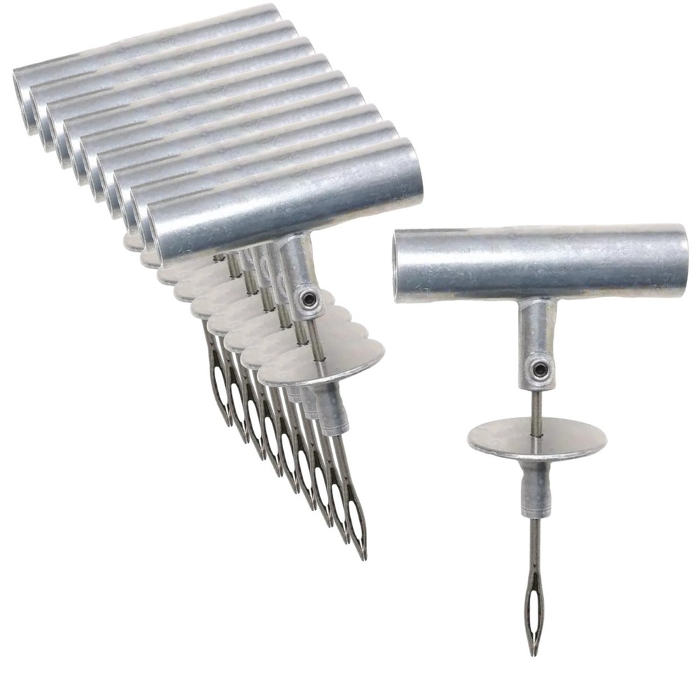50x Split Needle Tire Repair T Handle Insertion Tool,Tire Plug Installation Tool
