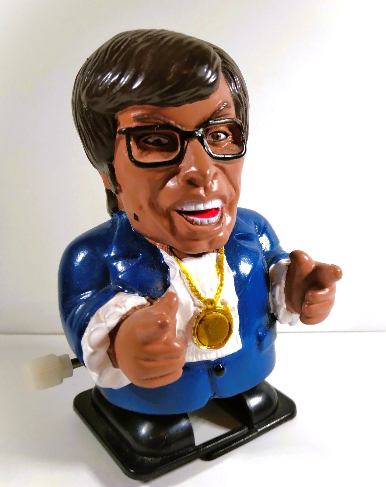 🔴🔥 RARE AUSTIN POWERS 3" WALKING WIND-UP Mike Myers Saturday Night Live SNL