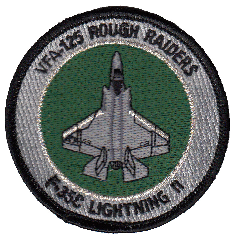 VFA-125 ROUGH RAIDERS F-35C LIGHTING ll SHOULDER PATCH