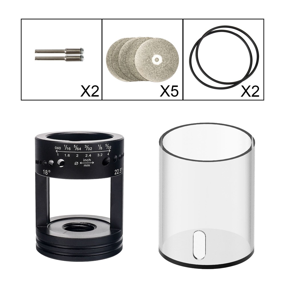 TIG Welding Tungsten Grinder Sharpener Multi-Angle offset Cut-off Tool