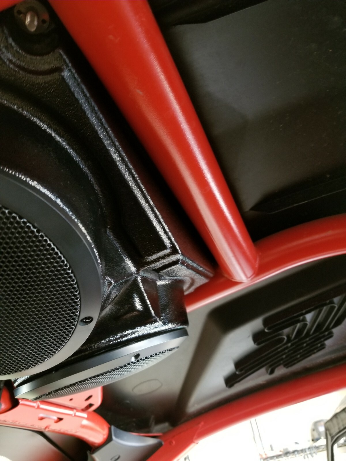 Can Am Maverick X3 x MR x RC DS turbo overhead stereo speaker mount console