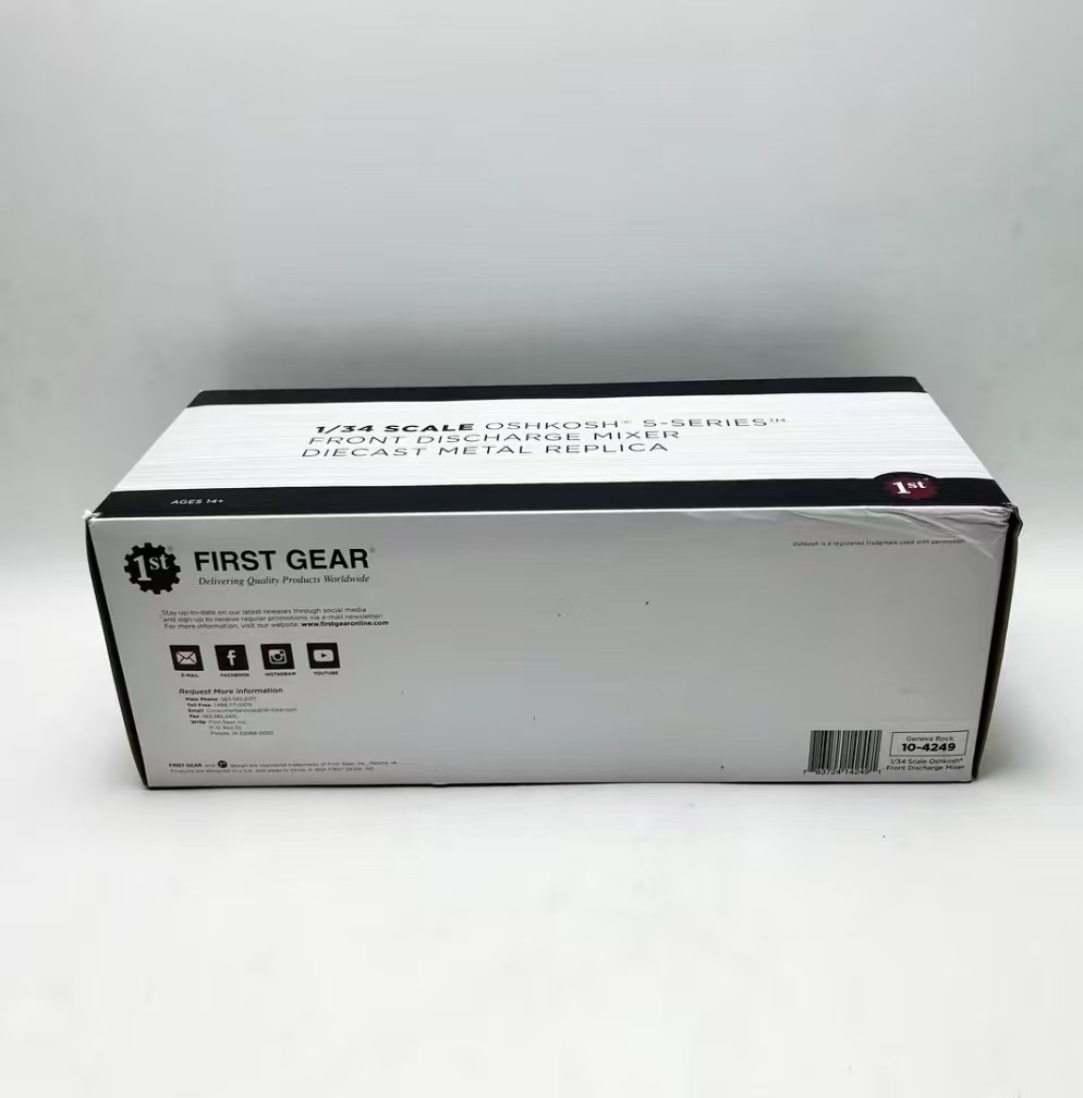 First Gear 1:34 Oshkosh 10-4249 Concrete Mixer Model