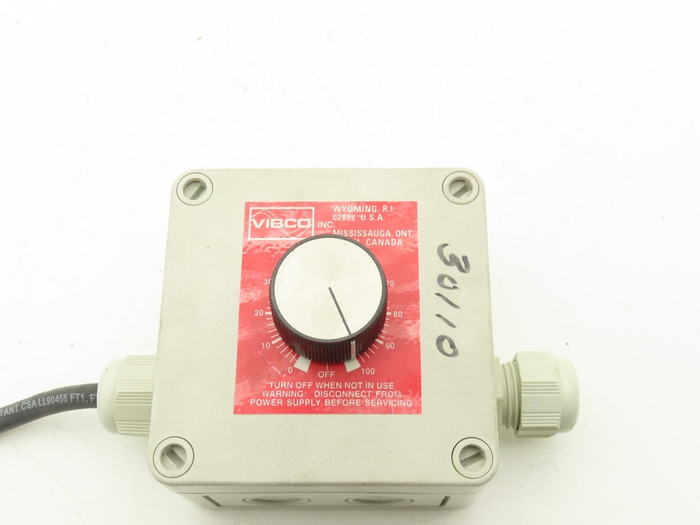 Vibco SCR-100 Electric Vibrator Variable Speed Controller 120V