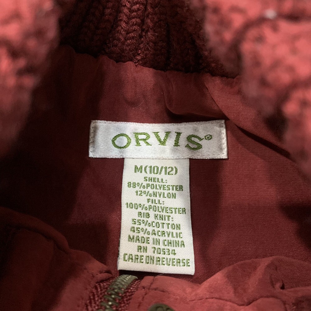 Orvis Quilted Vest Jacket Womens Medium
