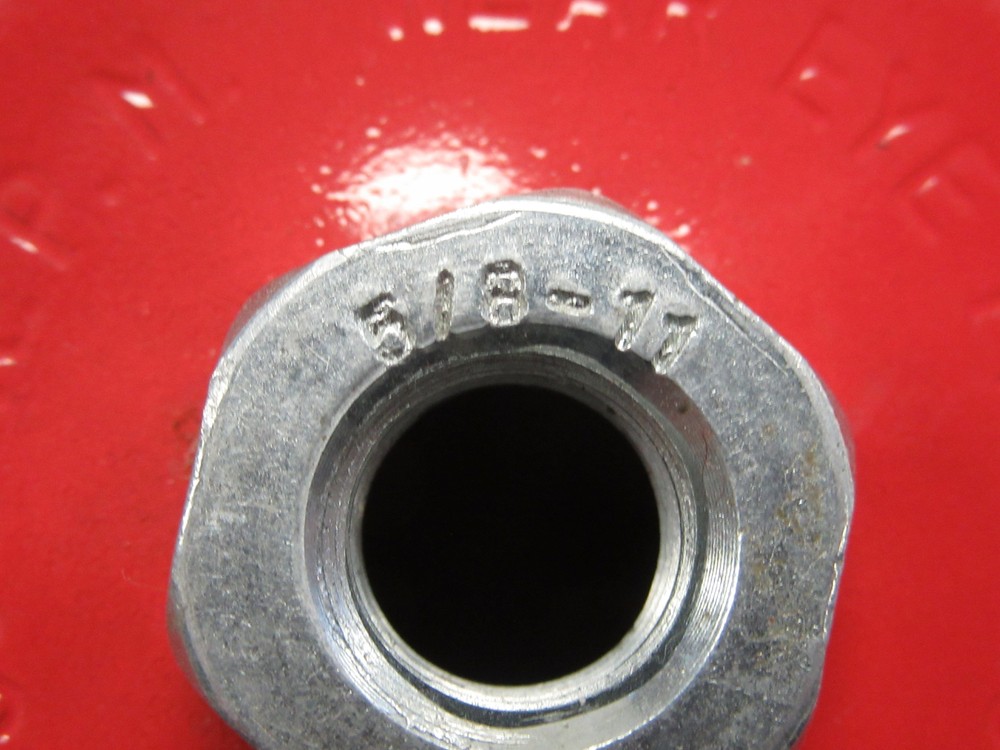 ABRASIVE 4" BRISTLE CUP BRUSH 5/8-11 ANGLE GRINDER RED