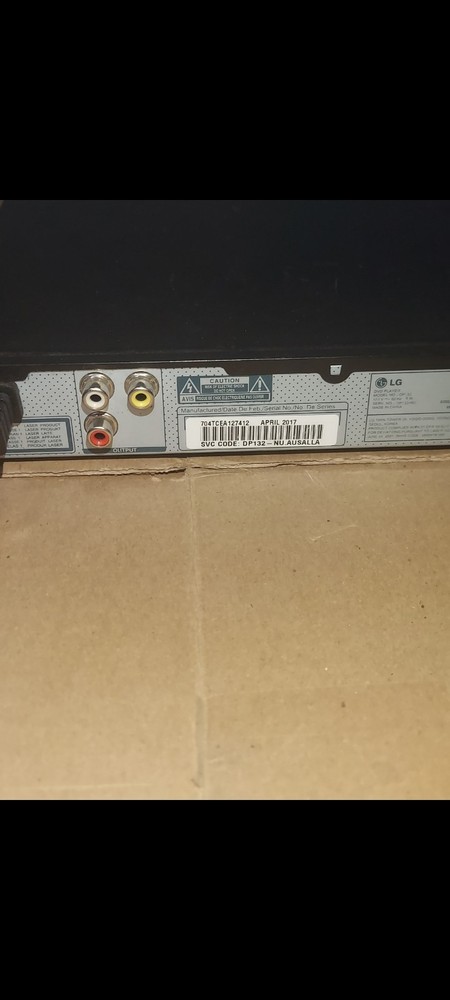 LG DVD/CD Player Works