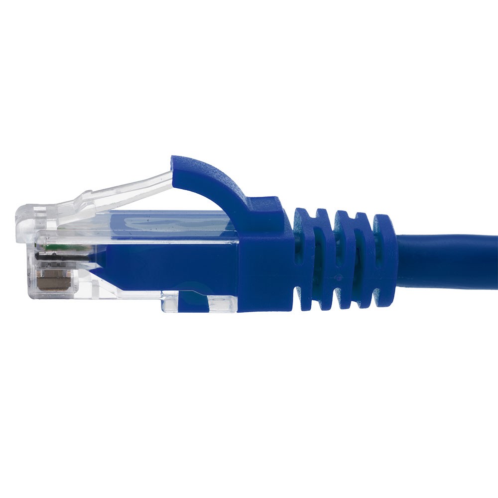 Ethernet Patch Cable CAT6A, UTP, 24AWG, 1 Ft, 10 pack, Blue
