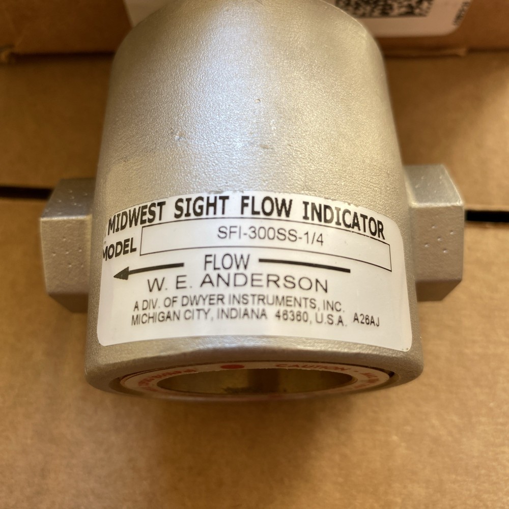 SFI-300SS-1/4 DWYER Window Sight Flow Indicator with Impeller
