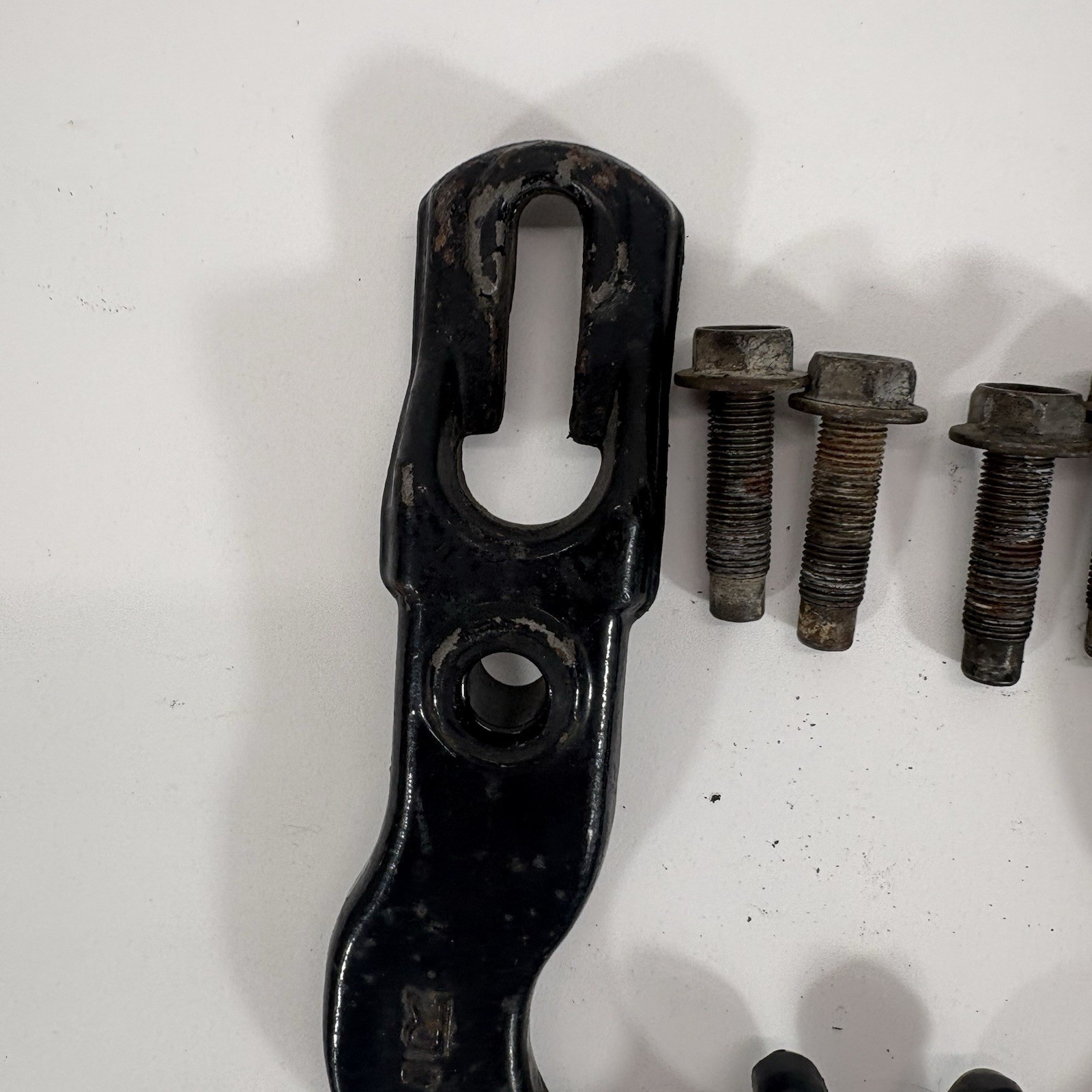 Front Tow Recovery Hooks Pair OEM with Bolts for 2004-2015 Nissan Titan Armada