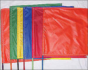 KOEHN Whip Flag Golf Grip 50" Assorted Colors Sorting Livestock 6 Count