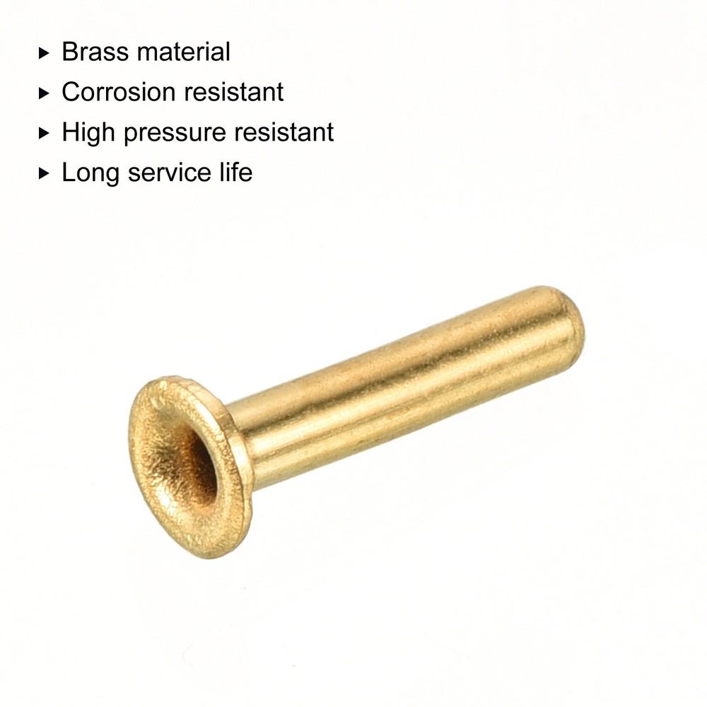 15pcs 2mm Tube Brass Compression Insert Tube Support Compression Sleeve Fitting