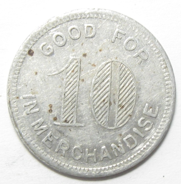 Farmers Store Miltonvale Kans Kansas GOOD for 10c Merchandise - #11213-32