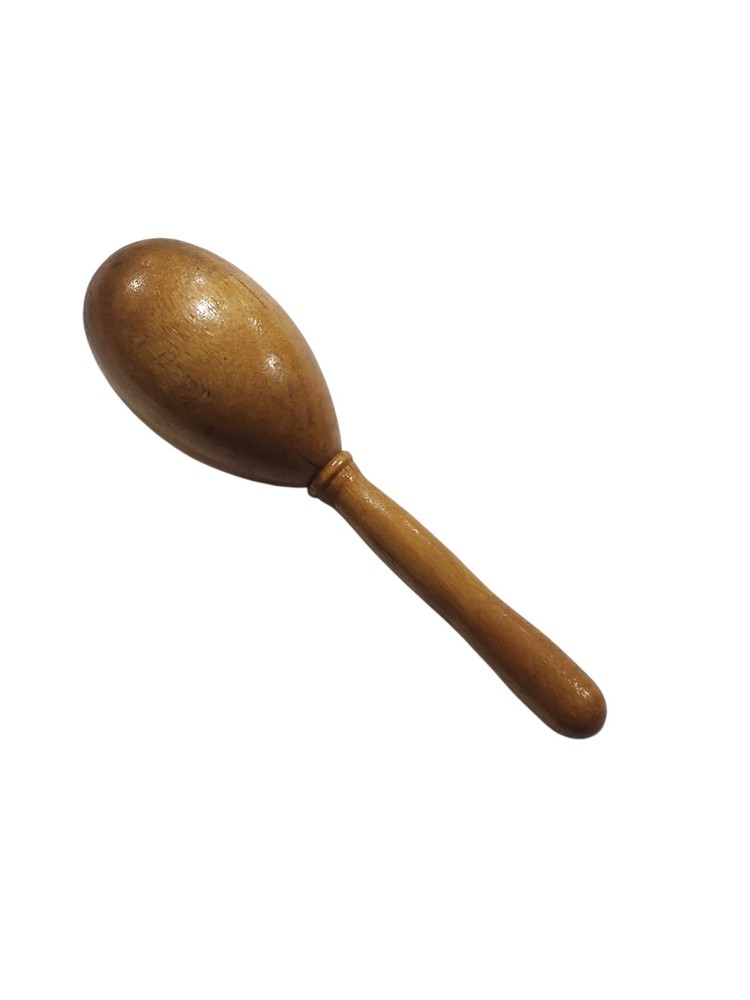 Antique Primitive Wood Handle Darning Egg