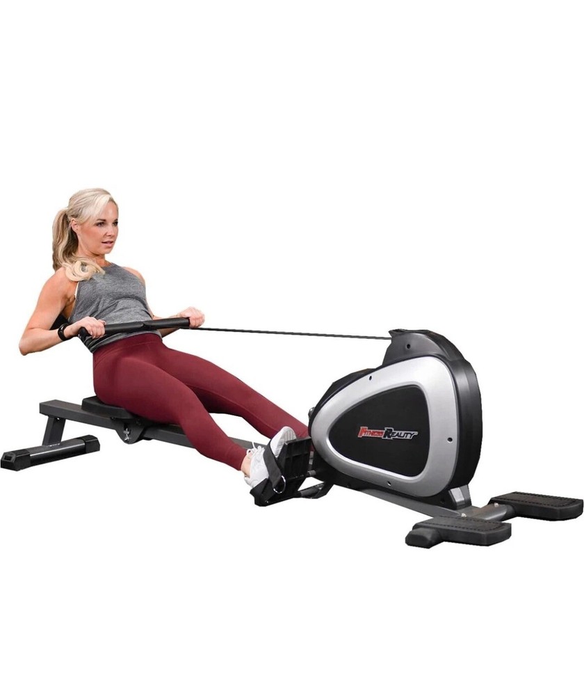 Fitness Reality Magnetic Rowing Machine with Bluetooth Workout Tracking Built...