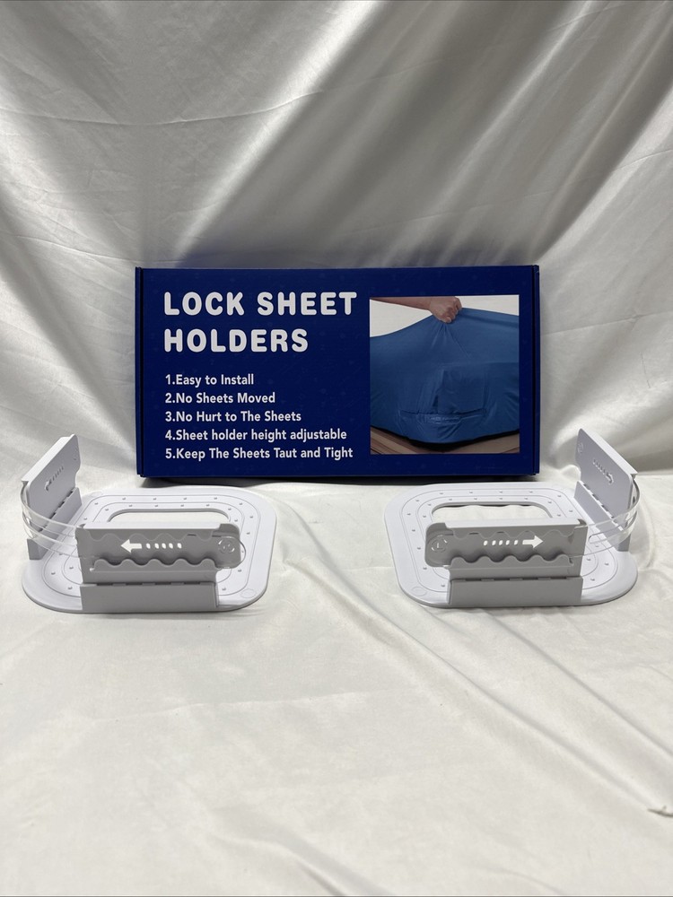Sheet Holders for Bed Corners Fasteners Keep Sheets Secure Fitted Sheet Holders