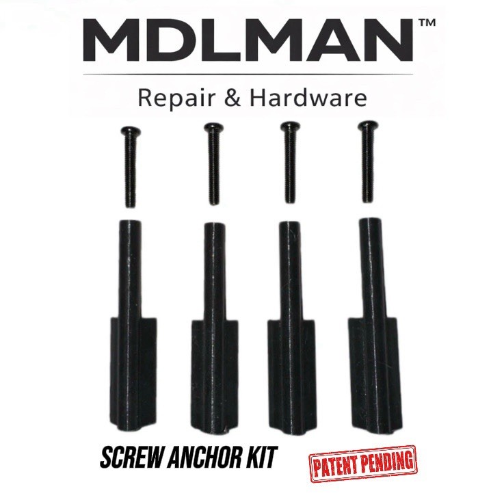 MDLMAN Replacement Screw Anchor Kit for Bose Wave Radio – Patent Pending