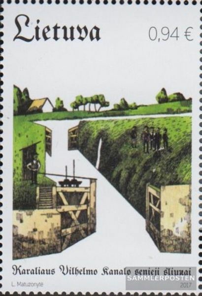Lithuania 1253 MNH 2017 Technical Monuments