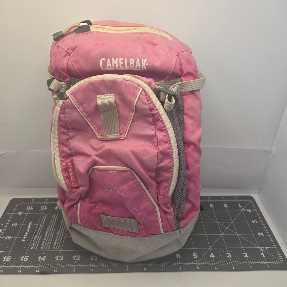 CamelBak Mini M.U.L.E. Pink Hydration Backpack 50oz Kids- No Bladder