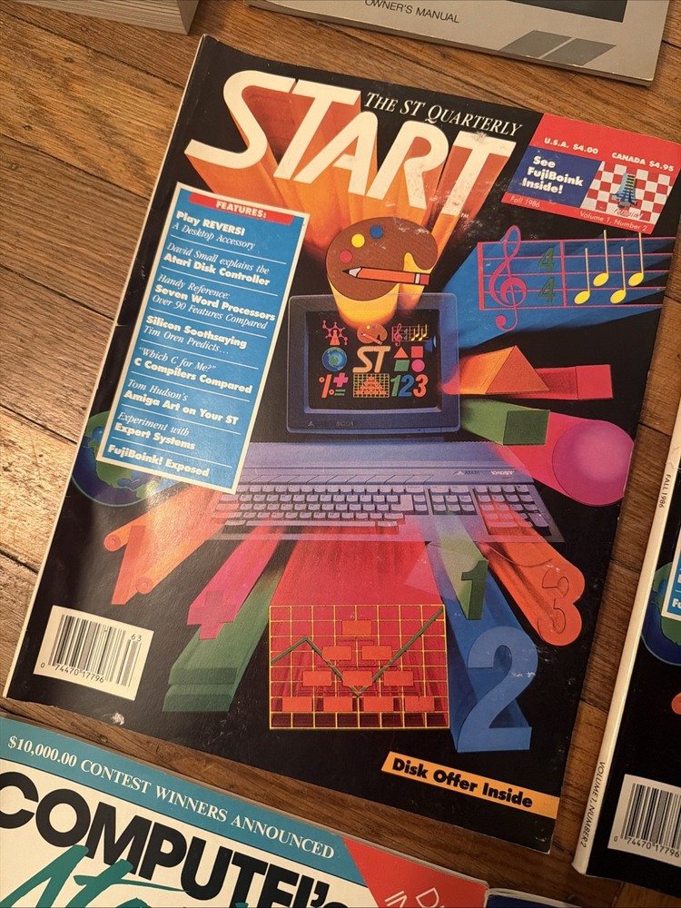 Atari ST Computer Owner's Manual Magazines Sourcebook Inserts & More - Huge Lot