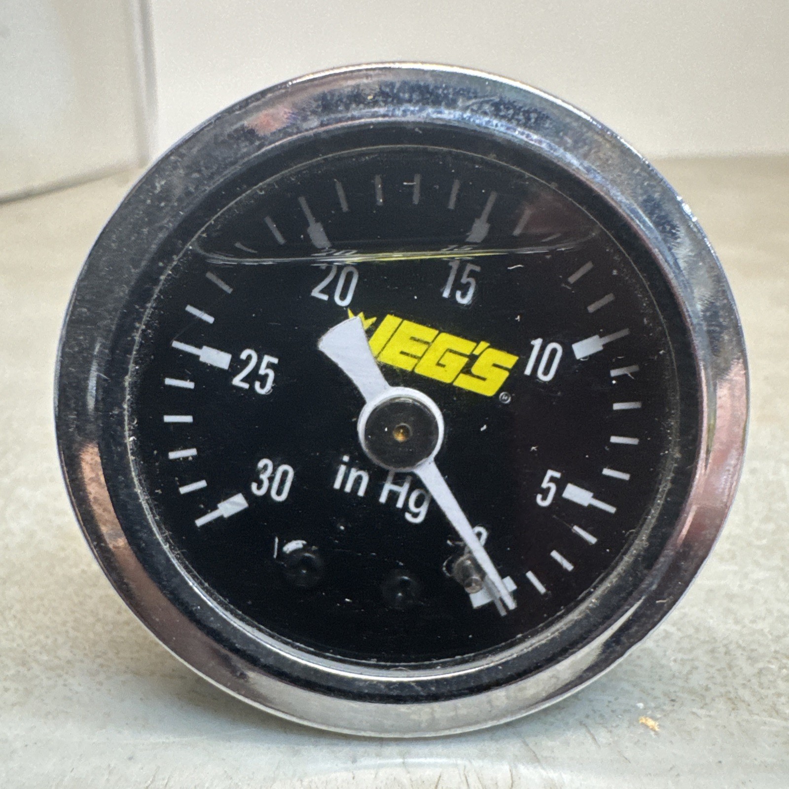 JEGS Liquid-Filled Vacuum Gauge In HG 1 3/4”