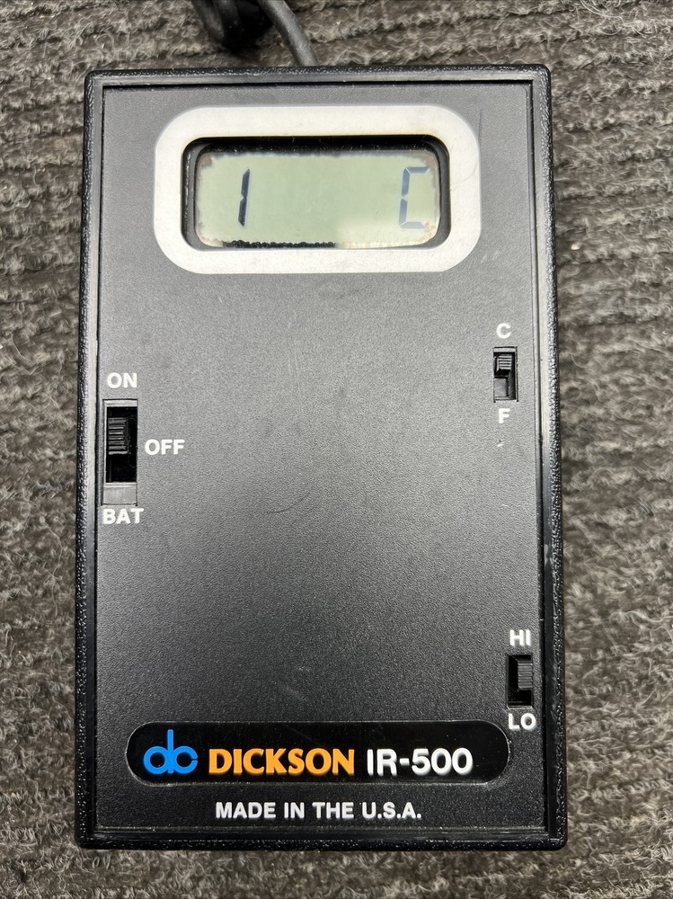 Used Dickson IR-500 Infrared Temperature Measuring Sensor 9V-DC