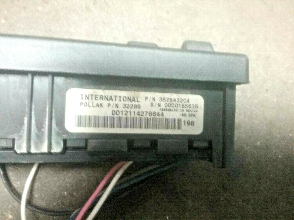 INTERNATIONAL SWITCH PANEL 3575432C4