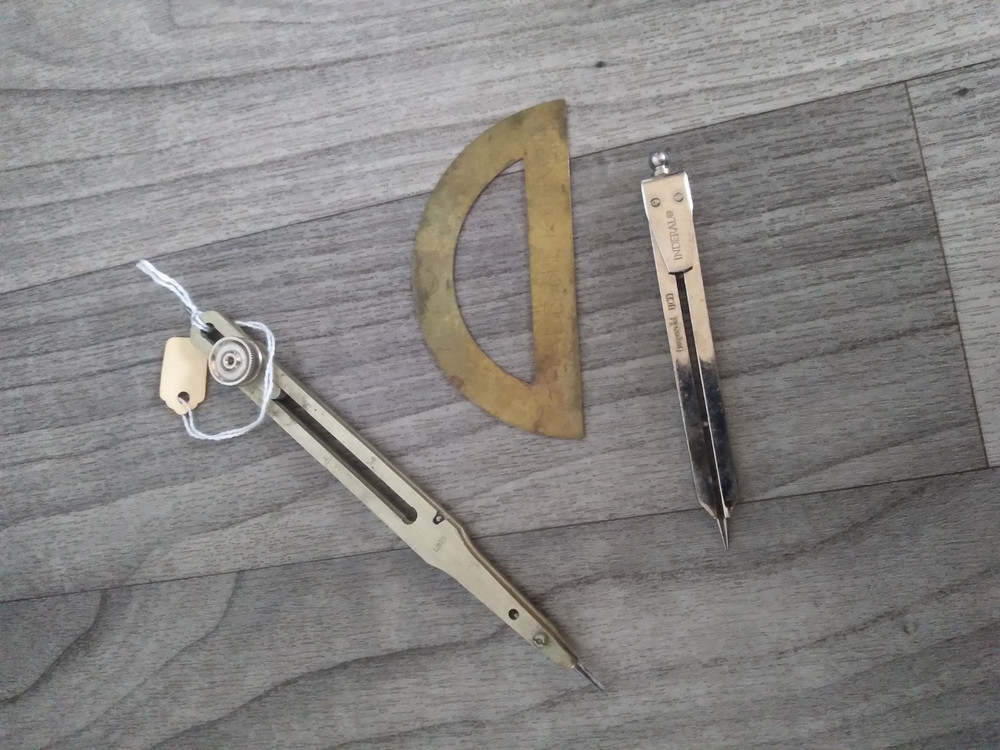 9 " Proportional Scale Divider Drawing Tool Professional Long Solid Brass & SS