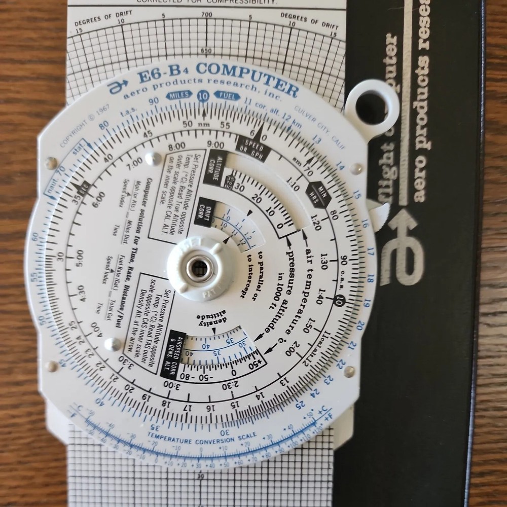 1967 AERO Pilot Complete Navigation Flight Manual E6-B Airplane Aircraft Tool