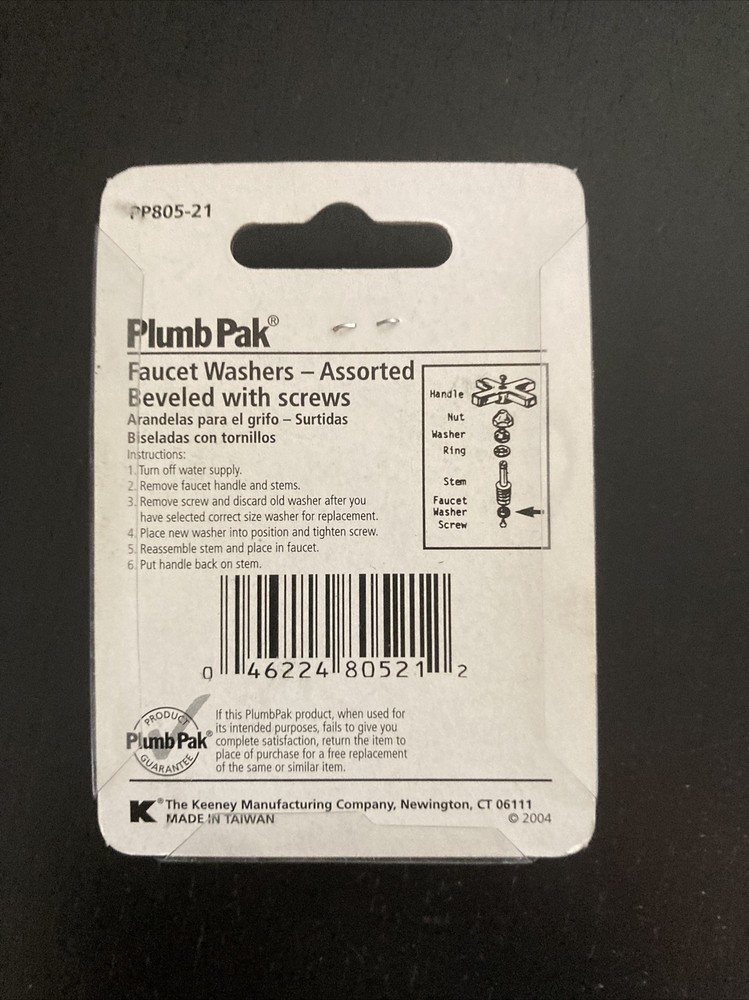Plumb Pak PP805-21 Faucet Washer Assorted