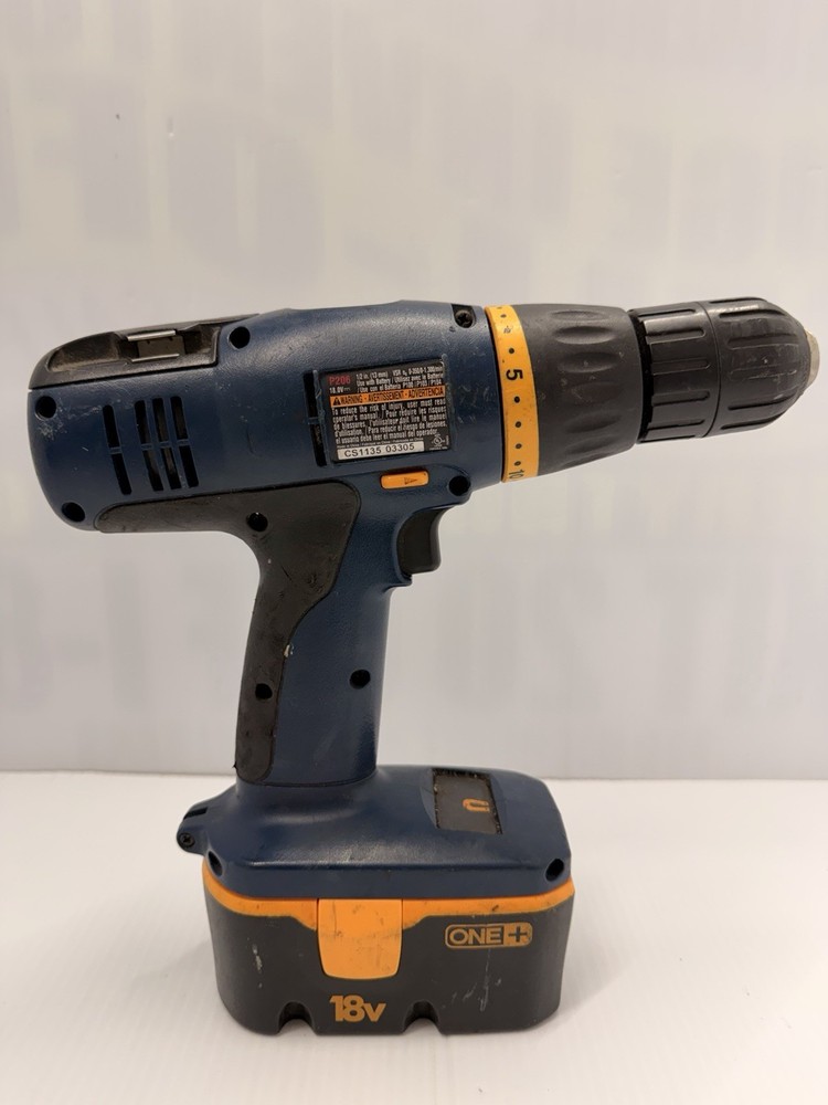Ryobi 18V Driver Drill & Battery P206